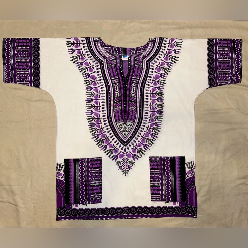 Vintage Mama & Papa Tunic Dashiki Kurta 100% Cotton Size Small